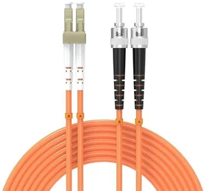60Meters 196ft LC/UPC-ST/UPC Multi-Mode Fiber Optic Cable LC to ST OM1 Jumper Optical Patch Cord Duplex 62.5/125um Orange LC-ST 60Meters 196ft LC/UPC-ST/UPC Multi-Mode Fiber Optic Cable LC to ST OM1 Jumper Optical Patch Cord Duplex 62.5/125um Orange LC-ST