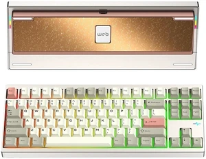 WOBKEY Crush 80 Reboot CNC Aluminum 5-Second Quick-Release Triple-Mode Connectivity Mechanical Keyboard with Superior Acoustics (Pro Champagne Gold) WOBKEY Crush 80 Reboot CNC Aluminum 5-Second Quick-Release Triple-Mode Connectivity Mechanical Keyboard with Superior Acoustics (Pro Champagne Gold)