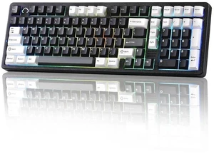 AL98 QMK/VIA Wireless Mechanical Gaming Keyboard,Full Aluminum,BT/2.4G/USB-C, Pre-Lubed Hot Swappabl AL98 QMK/VIA Wireless Mechanical Gaming Keyboard,Full Aluminum,BT/2.4G/USB-C, Pre-Lubed Hot Swappabl