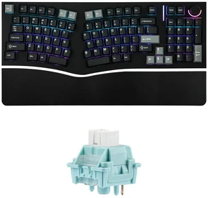 Feker Alice98 98 Keys Gaming Keyboard with LEOBOG Ice Vein 100 Pcs 42gf Linear Keyboard Switches Feker Alice98 98 Keys Gaming Keyboard with LEOBOG Ice Vein 100 Pcs 42gf Linear Keyboard Switches