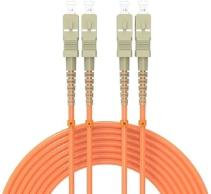 100Meters 328ft SC/UPC-SC/UPC Multi-Mode Fiber Optic Cable SC to SC OM1 Jumper Optical Patch Cord Duplex 62.5/125um Orange SC-SC 100Meters 328ft SC/UPC-SC/UPC Multi-Mode Fiber Optic Cable SC to SC OM1 Jumper Optical Patch Cord Duplex 62.5/125um Orange SC-SC