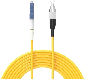 20Meters 65ft LC/UPC-FC/UPC Single-Mode Fiber Optic Cable LC to FC OS2 Jumper Optical Patch Cord Simplex 9/125um Yellow 20Meters 65ft LC/UPC-FC/UPC Single-Mode Fiber Optic Cable LC to FC OS2 Jumper Optical Patch Cord Simplex 9/125um Yellow