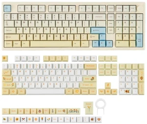 Galaxy100 Lite QMK/VIA Gaming Keyboard with 8000mAh Battery and Numpad+Sunflower PBT Keycaps Galaxy100 Lite QMK/VIA Gaming Keyboard with 8000mAh Battery and Numpad+Sunflower PBT Keycaps