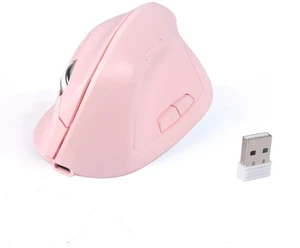 Bluetooth Mouse,Ergonomic Vertical Mouse Wireless Rechargeable Mice Dual Mode (Bluetooth & USB), Vertical Optical Mice with USB Receiver, 6 Buttons 1600 DPI for Laptop,Computer, Mac, Windows(pink) Bluetooth Mouse,Ergonomic Vertical Mouse Wireless Rechargeable Mice Dual Mode (Bluetooth & USB), Vertical Optical Mice with USB Receiver, 6 Buttons 1600 DPI for Laptop,Computer, Mac, Windows(pink)