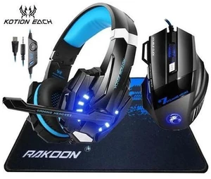 G9000 Hifi Pro Gaming Headphone Game Headset+3200 DPI X7 Pro Gaming Mouse Gift Big Gaming Mousepad Pro Gamer in Stock G9000 Hifi Pro Gaming Headphone Game Headset+3200 DPI X7 Pro Gaming Mouse Gift Big Gaming Mousepad Pro Gamer in Stock