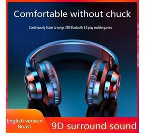 9D Stereo Wireless Bluetooth Headphones Head Phones Wireless Gaming Headset Fone De Ouvido Bluetooth 9D Stereo Wireless Bluetooth Headphones Head Phones Wireless Gaming Headset Fone De Ouvido Bluetooth