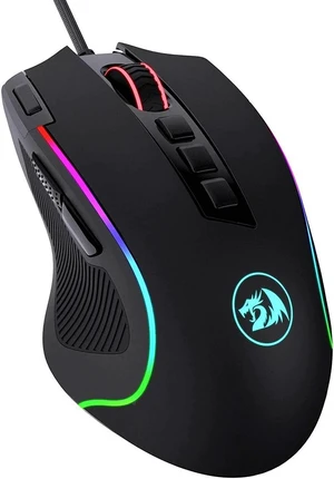 M612 Predator Rgb Gaming Mouse, 8000 Dpi Wired Optical Gamer Mouse With 11 Programmable Buttons & 5 Backlit Modes, Software Supports Diy Keybinds Rapid Fire Button M612 Predator Rgb Gaming Mouse, 8000 Dpi Wired Optical Gamer Mouse With 11 Programmable Buttons & 5 Backlit Modes, Software Supports Diy Keybinds Rapid Fire Button