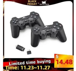 2 Players 2.4G Wireless Game Gamepad Controller For Android Smart Phone Joystick For Android TV Box For PC Joysticks 2 Players 2.4G Wireless Game Gamepad Controller For Android Smart Phone Joystick For Android TV Box For PC Joysticks