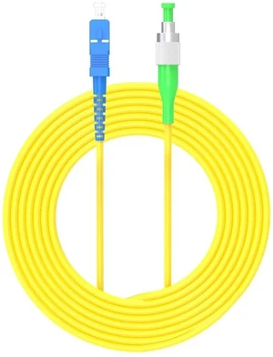 20meter 65ft SC/PC to FC/APC Fiber Optic Cable Jumper Optical Patch Cord Simplex Single-Mode 9/125 SC-FC 20meter 65ft SC/PC to FC/APC Fiber Optic Cable Jumper Optical Patch Cord Simplex Single-Mode 9/125 SC-FC