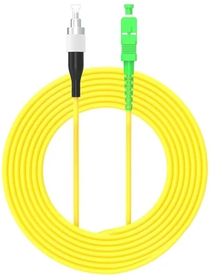 20meter 65ft SC/APC to FC/PC Fiber Optic Cable Jumper Optical Patch Cord Simplex Single-Mode 9/125 SC-FC 20meter 65ft SC/APC to FC/PC Fiber Optic Cable Jumper Optical Patch Cord Simplex Single-Mode 9/125 SC-FC