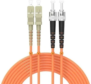 10Meters 32ft SC/UPC-ST/UPC Multi-Mode Fiber Optic Cable SC to ST OM1 Jumper Optical Patch Cord Duplex 62.5/125um Orange 10Meters 32ft SC/UPC-ST/UPC Multi-Mode Fiber Optic Cable SC to ST OM1 Jumper Optical Patch Cord Duplex 62.5/125um Orange