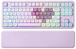 B87 Wireless Mechanical Keyboard,QMK/VIA Programmable,TKL Layout 87 Keys,BT/2.4G/USB-C,Hot Swap Gask B87 Wireless Mechanical Keyboard,QMK/VIA Programmable,TKL Layout 87 Keys,BT/2.4G/USB-C,Hot Swap Gask