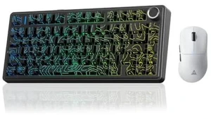 Aula F75 HE Wireless Hall Effect Magnetic Switch Gaming Keyboard +SOLAKAKA SM850 - Wireless Gaming M Aula F75 HE Wireless Hall Effect Magnetic Switch Gaming Keyboard +SOLAKAKA SM850 - Wireless Gaming M