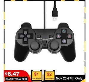 USB Controller Gamepad For WinXP/Win7/Win8/Win10 For PC Computer Laptop Black Game Joystick USB Controller Gamepad For WinXP/Win7/Win8/Win10 For PC Computer Laptop Black Game Joystick