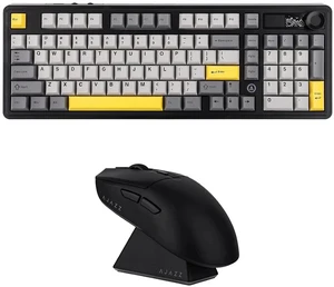 AJAZZ AK980 96% Gaming Keyboard with AJ139 V2 MC Gaming Mouse with Charging Base AJAZZ AK980 96% Gaming Keyboard with AJ139 V2 MC Gaming Mouse with Charging Base