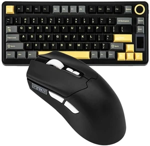 X Aula EA75 MAX Wireless Gaming Keyboard with Screen & Knob+Click Lite Wireless Gaming Mouse X Aula EA75 MAX Wireless Gaming Keyboard with Screen & Knob+Click Lite Wireless Gaming Mouse