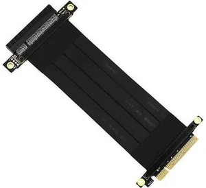 PCI-E Gen3 Extension Cable PCI Express 3.0 8X Card Adapter Cable Riser Cable 4X for 1U/2U Chassis(180 Degree Cable 20cm) PCI-E Gen3 Extension Cable PCI Express 3.0 8X Card Adapter Cable Riser Cable 4X for 1U/2U Chassis(180 Degree Cable 20cm)