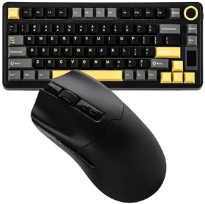X Aula EA75 MAX Wireless Gaming Keyboard with Screen & Knob+Click Gaming Mouse Wireless 2.4Ghz/Bluetooth/Type-C X Aula EA75 MAX Wireless Gaming Keyboard with Screen & Knob+Click Gaming Mouse Wireless 2.4Ghz/Bluetooth/Type-C