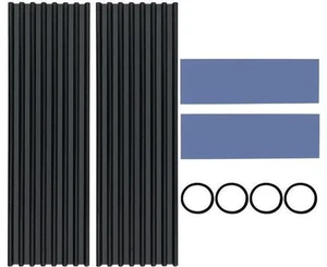 2 Pack PCIe NVMe M.2 SSD Heatsinks Cooler with Nano Silicone Thermal Pad 2 Pack PCIe NVMe M.2 SSD Heatsinks Cooler with Nano Silicone Thermal Pad