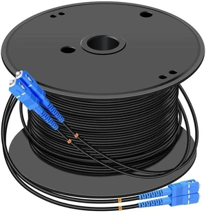 400M SC Outdoor Armored Duplex 9/125 SM Fiber Optic Cable Jumper - Optical Patch Cord, Singlemode, 400Meters (1312ft) SC-SC 400M SC Outdoor Armored Duplex 9/125 SM Fiber Optic Cable Jumper - Optical Patch Cord, Singlemode, 400Meters (1312ft) SC-SC