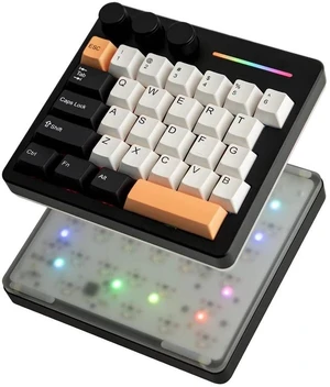 Cybrix 29 Rapid Fast Wired Gaming Keyboard, 8Khz Polling, Aluminum & Acrylic One Handed Keyboard, 3 Cybrix 29 Rapid Fast Wired Gaming Keyboard, 8Khz Polling, Aluminum & Acrylic One Handed Keyboard, 3