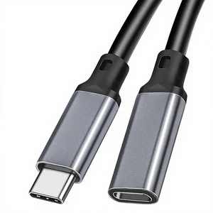 USB3.2 20Gbps Adapter 8K Projection Hard Disk Use Aluminum Alloy Type C Male to Female Extension Cable Grey 2M USB3.2 20Gbps Adapter 8K Projection Hard Disk Use Aluminum Alloy Type C Male to Female Extension Cable Grey 2M
