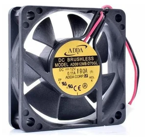 AD0612MB-D70GL 6cm 6015 12V 0.11A 2pin power charger silent cooling fan AD0612MB-D70GL 6cm 6015 12V 0.11A 2pin power charger silent cooling fan