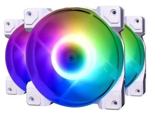 ID-COOLING DF-12025-ARGB Trio Snow Case Fan CPU Cooling Fan Addressable RGB Case Fan 5V ARGB MB Aura Sync PWM Fan for CPU Cooler/Radiator/PC Chassis ID-COOLING DF-12025-ARGB Trio Snow Case Fan CPU Cooling Fan Addressable RGB Case Fan 5V ARGB MB Aura Sync PWM Fan for CPU Cooler/Radiator/PC Chassis