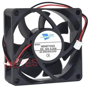 New 7CM Computer Fan HDH0712UA 70x70x25MM 7025 DC12V 0.35A 2Lines Square Cooling New 7CM Computer Fan HDH0712UA 70x70x25MM 7025 DC12V 0.35A 2Lines Square Cooling