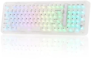 Phantom98 Lite 96% Wireless Mechanical Gaming Keyboard, VIA Programmable, Creamy Keyboard with Gaske Phantom98 Lite 96% Wireless Mechanical Gaming Keyboard, VIA Programmable, Creamy Keyboard with Gaske