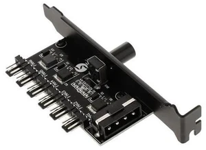 4-Pin Power 6 Channels PC Case CPU Splitter Cooler Cooling Fan Speed Controller for PC Fans 4 Pins 6 Ways 4-Pin Power 6 Channels PC Case CPU Splitter Cooler Cooling Fan Speed Controller for PC Fans 4 Pins 6 Ways