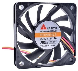 FD126010LB 6cm 60mm 6010 12V 0.14A Computer CPU 3pin Silent Cooling Fan FD126010LB 6cm 60mm 6010 12V 0.14A Computer CPU 3pin Silent Cooling Fan