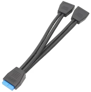 for USB Header Extension Cable, 19/20 1 to 2 Y Splitter Internal Extension Adapter DIY for USB Header Extension Cable, 19/20 1 to 2 Y Splitter Internal Extension Adapter DIY