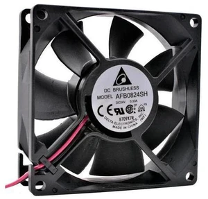 AFB0824SH 8cm 80x80x25mm DC24V 0.33A 2 lines double ball bearing large air volume inverter cooling fan AFB0824SH 8cm 80x80x25mm DC24V 0.33A 2 lines double ball bearing large air volume inverter cooling fan