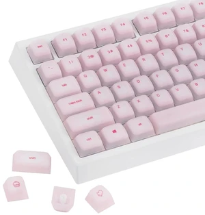 AegisSil Keycap Set, Silicone Material, Cherry Profile, 113 Keys, 65%/75%/96%/Full Size, Custom Keyboard Keycaps Set for Cherry MX, Kailh, Outemu, Gateron Mechanical Gaming Keyboard (Pink) AegisSil Keycap Set, Silicone Material, Cherry Profile, 113 Keys, 65%/75%/96%/Full Size, Custom Keyboard Keycaps Set for Cherry MX, Kailh, Outemu, Gateron Mechanical Gaming Keyboard (Pink)