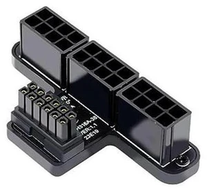 ATX3.0 GPU PCI-E 5.0 Connector, 90 Degree Down Angled 12V HPWR Power Modular to Three ATX 8P Adapter for 4080 5090TI 12+4P Graphics Card ATX3.0 GPU PCI-E 5.0 Connector, 90 Degree Down Angled 12V HPWR Power Modular to Three ATX 8P Adapter for 4080 5090TI 12+4P Graphics Card