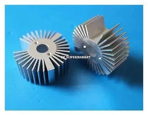 2pcs 53*22mm Round Oxidation Sunflower Aluminum Heatsink for 1W/3W/5W LED Lamp 2pcs 53*22mm Round Oxidation Sunflower Aluminum Heatsink for 1W/3W/5W LED Lamp