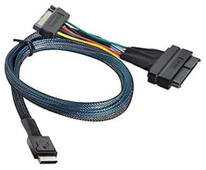 NFHK Oculink SFF-8611 to U.2 U.3 SFF-8639 NVME PCIe PCI-Express SSD Cable for Mainboard SSD NFHK Oculink SFF-8611 to U.2 U.3 SFF-8639 NVME PCIe PCI-Express SSD Cable for Mainboard SSD