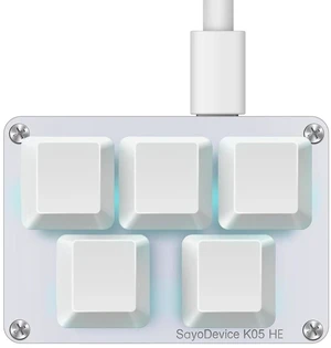 K05 HE Rapid Trigger Hall Effect Mini Keyboard Suitable for OSU and Geometry Dash Rhythm Game Macro K05 HE Rapid Trigger Hall Effect Mini Keyboard Suitable for OSU and Geometry Dash Rhythm Game Macro