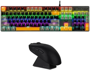 Aula S500 Gaming Keyboard with AJAZZ AJ139 V2 MC Gaming Mouse with Charging Base Aula S500 Gaming Keyboard with AJAZZ AJ139 V2 MC Gaming Mouse with Charging Base