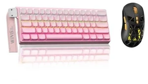 Aula WIN60 HE - 60% Mechanical Gaming Keyboard Wired, Hall Effect Magnetic Switch Keyboard+SM802 Wir Aula WIN60 HE - 60% Mechanical Gaming Keyboard Wired, Hall Effect Magnetic Switch Keyboard+SM802 Wir