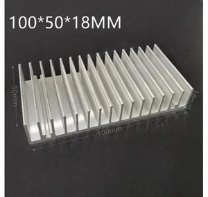 Hot Aluminum Heatsink Cooling Pad For High Power LED IC Chip Cooler Radiator Heat Sink for LED COB Light 100*18*L50MM Hot Aluminum Heatsink Cooling Pad For High Power LED IC Chip Cooler Radiator Heat Sink for LED COB Light 100*18*L50MM