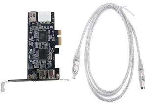 for PCIe 3 Ports Firewire Cable Expansion Card PCI Express 1394B & 1394A TI XIO2213B for PCIe 3 Ports Firewire Cable Expansion Card PCI Express 1394B & 1394A TI XIO2213B