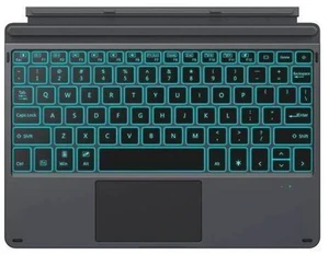 MoKo Type Cover Fit Microsoft Surface Go 4 (2023)/ Go 3 (2021)/ Go 2 2020 / Go 2018, Slim Wireless Bluetooth Keyboard with Trackpad, 7-Color LED Backlit, Built-in Rechargeable Battery - Black MoKo Type Cover Fit Microsoft Surface Go 4 (2023)/ Go 3 (2021)/ Go 2 2020 / Go 2018, Slim Wireless Bluetooth Keyboard with Trackpad, 7-Color LED Backlit, Built-in Rechargeable Battery - Black