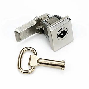 Stainless Steel Tongue Lock Square Head Lock Box Door Lock Ship Lock Rittal Cabinet Small Square Sealed 1Pcs Stainless Steel Tongue Lock Square Head Lock Box Door Lock Ship Lock Rittal Cabinet Small Square Sealed 1Pcs