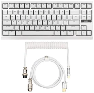 G84 80% RGB Gaming Mechanical Keyboard+Puff Aviator Coiled USB Cable G84 80% RGB Gaming Mechanical Keyboard+Puff Aviator Coiled USB Cable