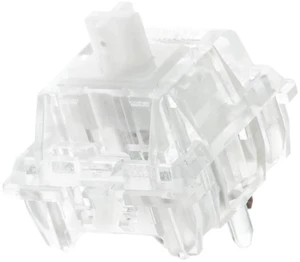 Silent Mechanical Keyboard Switches Set - 35 Pieces Factory Pre-Lubed, 5-Pin Linear/Tactile Switches for Custom Mechanical Keyboards (Crystal(Tactile Silent)) Silent Mechanical Keyboard Switches Set - 35 Pieces Factory Pre-Lubed, 5-Pin Linear/Tactile Switches for Custom Mechanical Keyboards (Crystal(Tactile Silent))