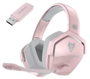 G06 Wireless Gaming Headset with Microphone for PS5, PS4, PC, Mac, 3-in-1 Gamer Headphones wit Mic, 2.4GHz Wireless for PS Console, Bluetooth Mode for Switch, Wired Mode for Controller Pink G06 Wireless Gaming Headset with Microphone for PS5, PS4, PC, Mac, 3-in-1 Gamer Headphones wit Mic, 2.4GHz Wireless for PS Console, Bluetooth Mode for Switch, Wired Mode for Controller Pink