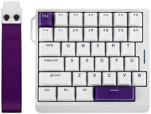 HE30 One-Handed Hall Effect Keyboard, 8K Polling & 0.125ms, SOCD & Snap Key, Adjustable Trigger, PBT Keycap, RGB, Custom Software, Wired Gaming Keyboard for PC/Gamer (White Purple) HE30 One-Handed Hall Effect Keyboard, 8K Polling & 0.125ms, SOCD & Snap Key, Adjustable Trigger, PBT Keycap, RGB, Custom Software, Wired Gaming Keyboard for PC/Gamer (White Purple)