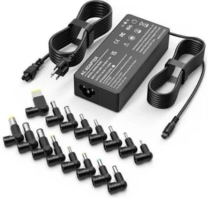 90W Universal Laptop Charger Replacement for HP Toshiba Geteway IBM Fujitsu Notebook Ultrabook Chromebook Computer Charger AC Adapter Power Cord with 16 Tips 90W Universal Laptop Charger Replacement for HP Toshiba Geteway IBM Fujitsu Notebook Ultrabook Chromebook Computer Charger AC Adapter Power Cord with 16 Tips